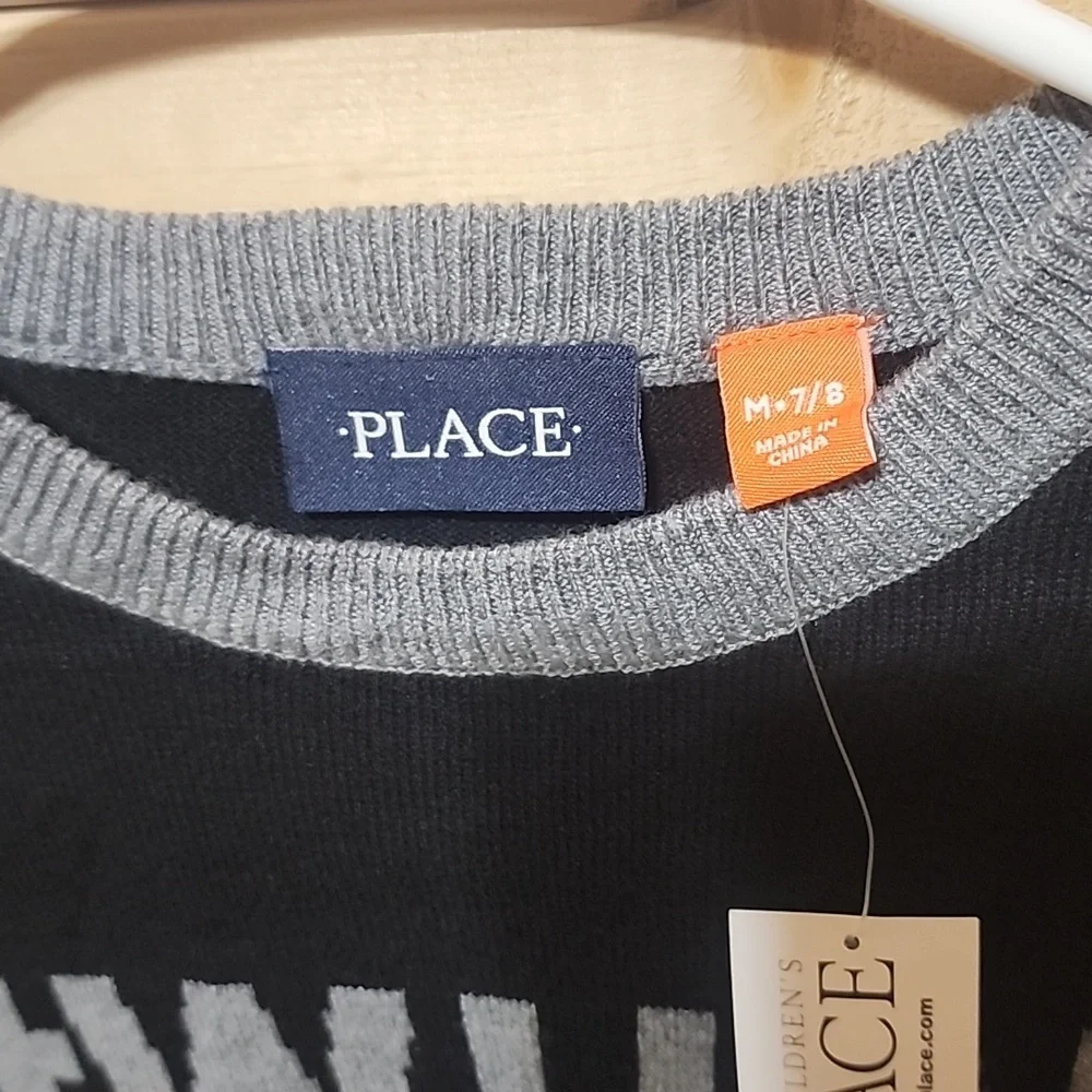 Children's Place WHATEVER Sweater Size 7/8 NWT